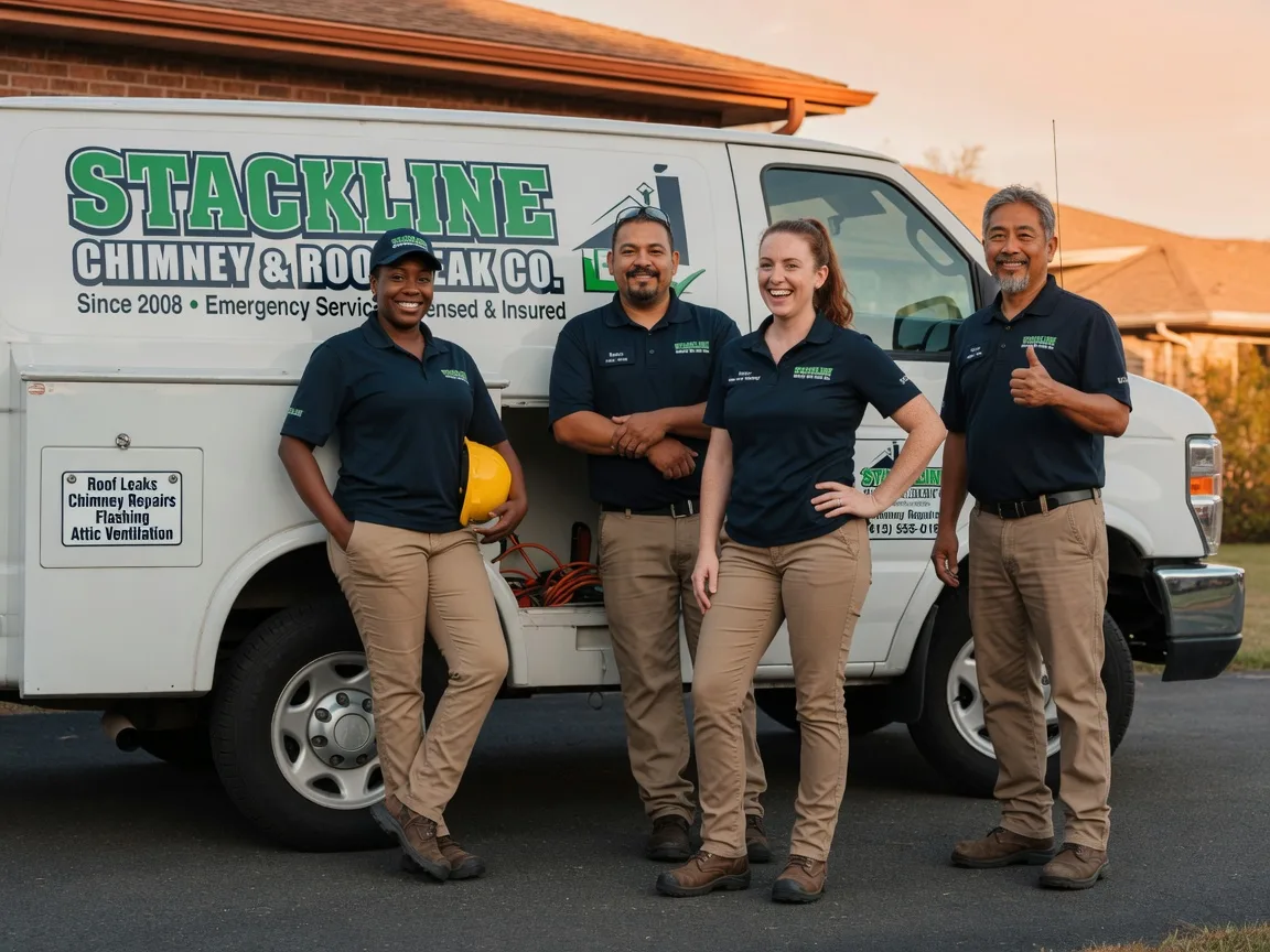 Chimney flashing repair company in Olsburg, KS